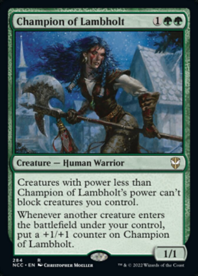 Champion of Lambholt [Streets of New Capenna Commander] | Black Swamp Games