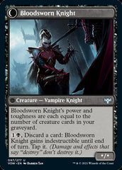 Bloodsworn Squire // Bloodsworn Knight [Innistrad: Crimson Vow] | Black Swamp Games