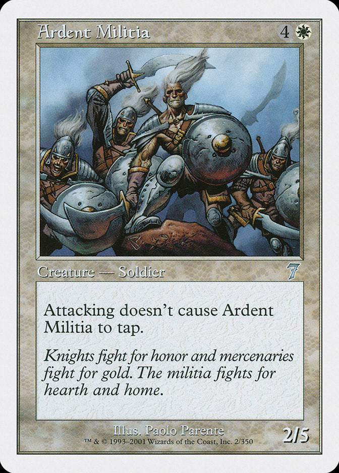 Ardent Militia [Seventh Edition] | Black Swamp Games