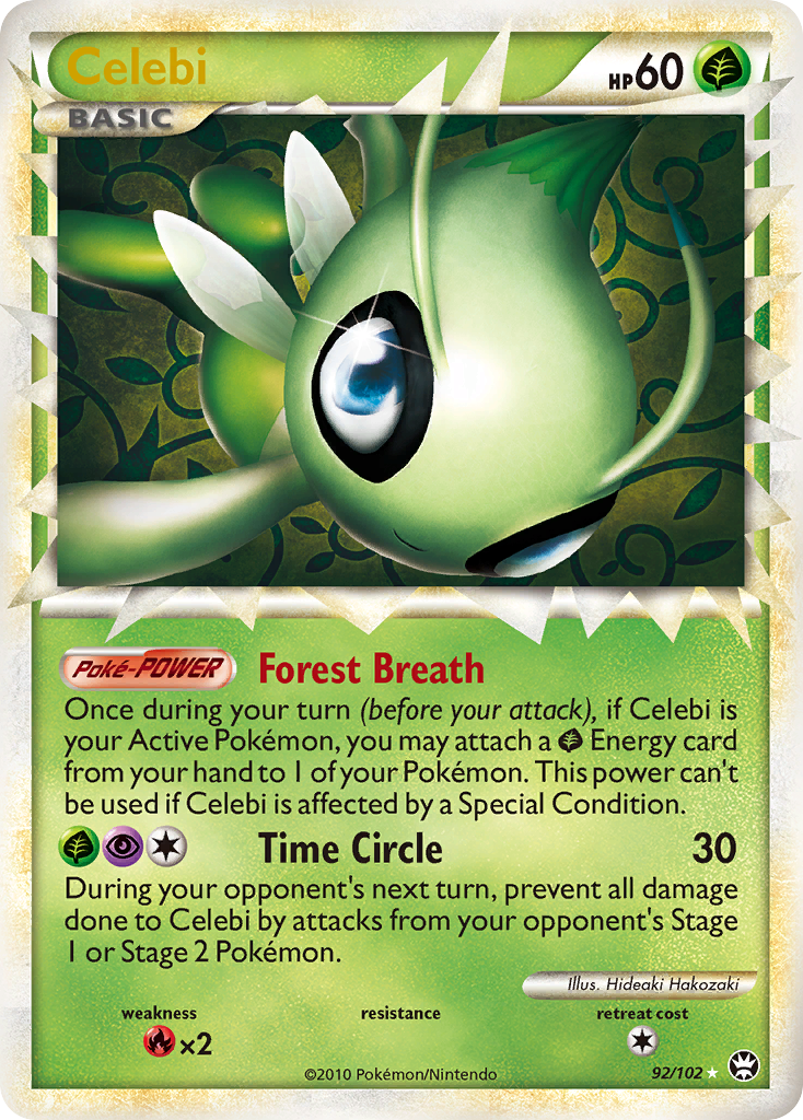 Celebi (92/102) [HeartGold & SoulSilver: Triumphant] | Black Swamp Games