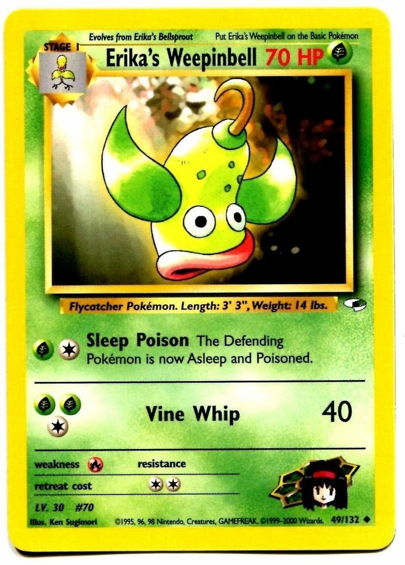 Erika's Weepinbell (49/132) [Gym Heroes Unlimited] | Black Swamp Games