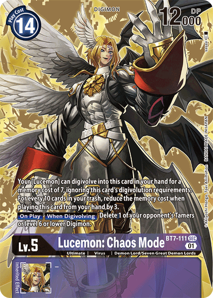 Lucemon: Chaos Mode [BT7-111] (Alternate Art) [Next Adventure] | Black Swamp Games