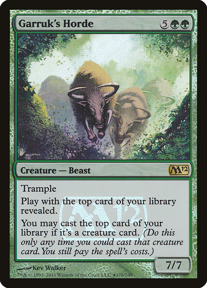 Garruk's Horde [Magic 2012 Prerelease Promos] | Black Swamp Games