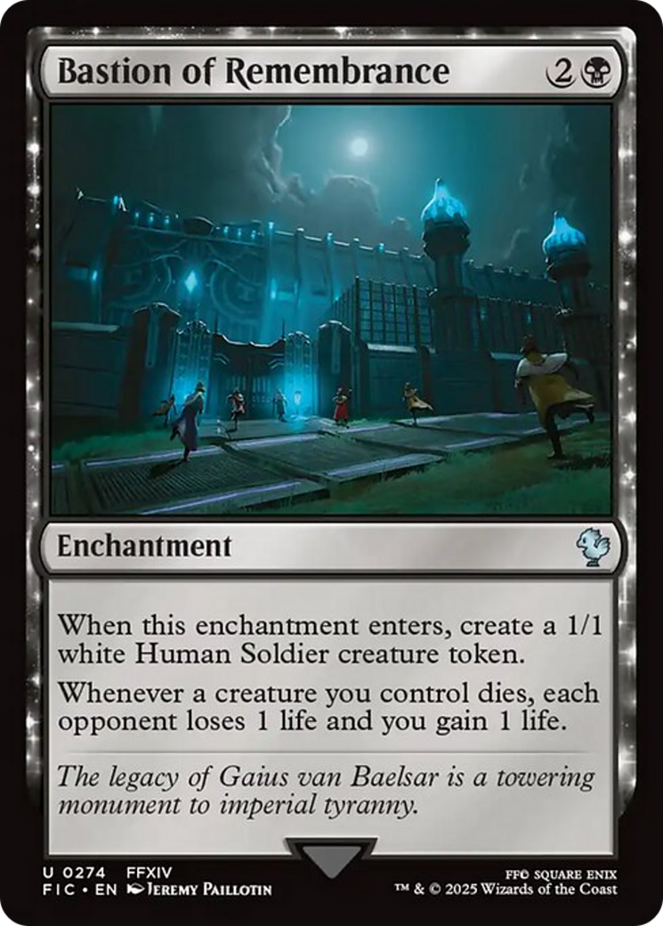 Bastion of Remembrance [FINAL FANTASY Commander] | Black Swamp Games
