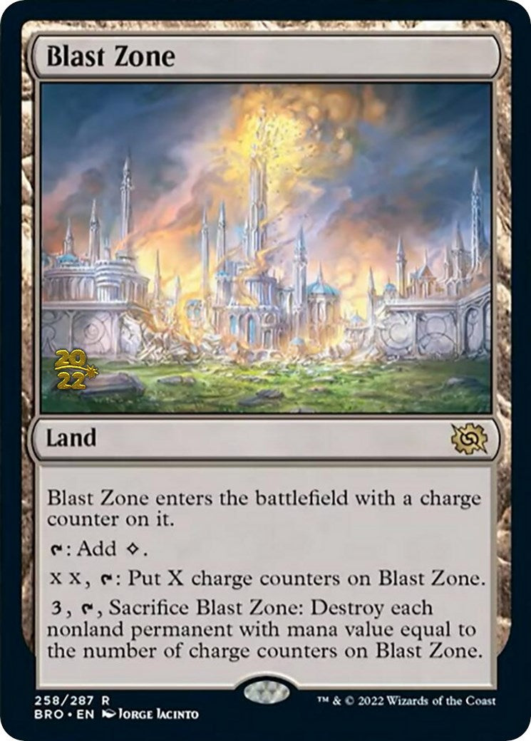 Blast Zone (258) [The Brothers' War Prerelease Promos] | Black Swamp Games
