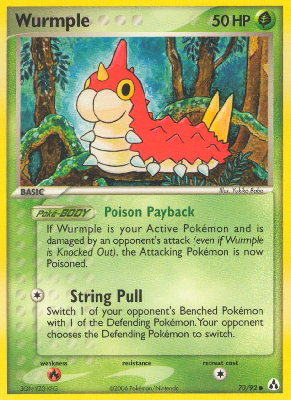 Wurmple (70/92) [EX: Legend Maker] | Black Swamp Games
