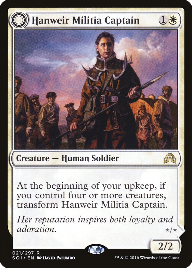 Hanweir Militia Captain // Westvale Cult Leader [Shadows over Innistrad] | Black Swamp Games