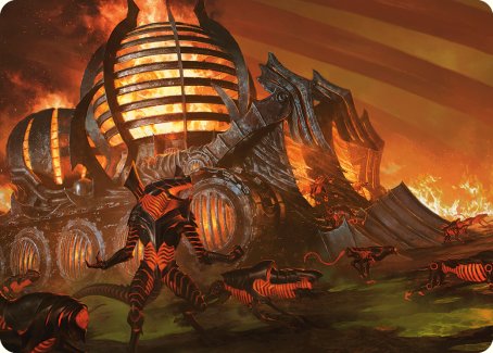 Urabrask's Forge Art Card [Phyrexia: All Will Be One Art Series] | Black Swamp Games
