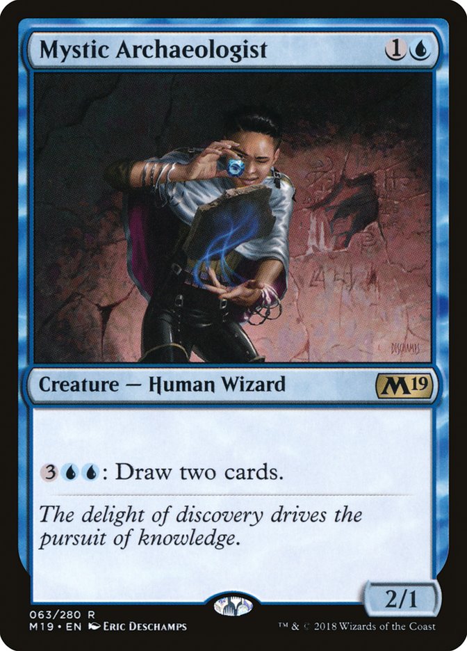 Mystic Archaeologist [Core Set 2019] | Black Swamp Games
