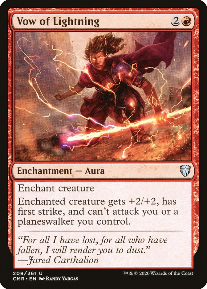Vow of Lightning [Commander Legends] | Black Swamp Games
