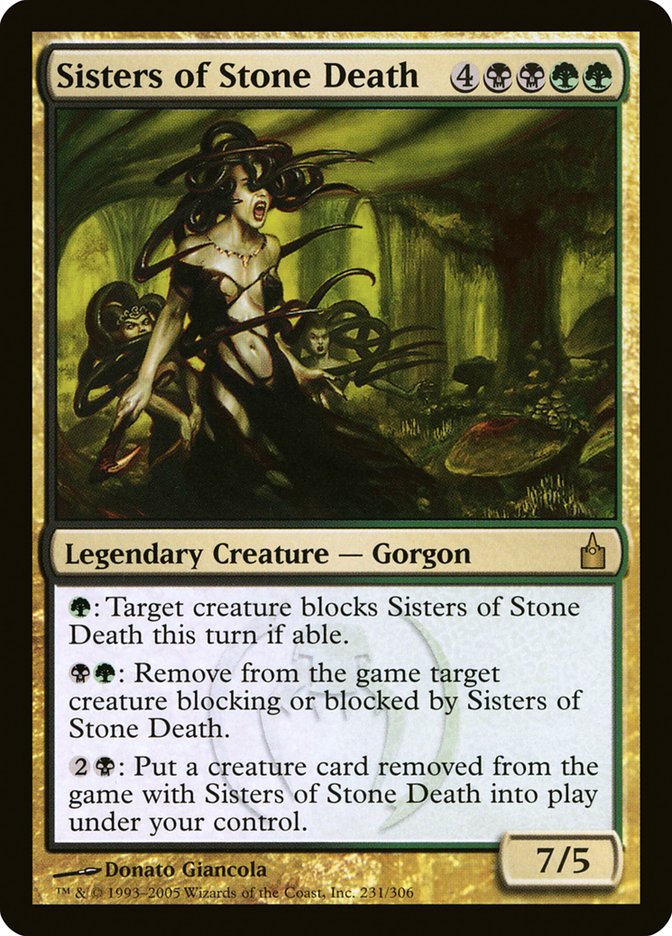 Sisters of Stone Death [Ravnica: City of Guilds] | Black Swamp Games