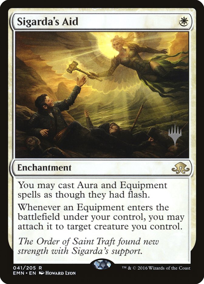 Sigarda's Aid (Promo Pack) [Eldritch Moon Promos] | Black Swamp Games