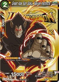 Great Ape Son Goku, Saiyan Instincts (DB1-064) [Tournament Promotion Cards] | Black Swamp Games