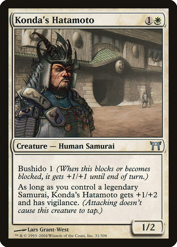 Konda's Hatamoto [Champions of Kamigawa] | Black Swamp Games