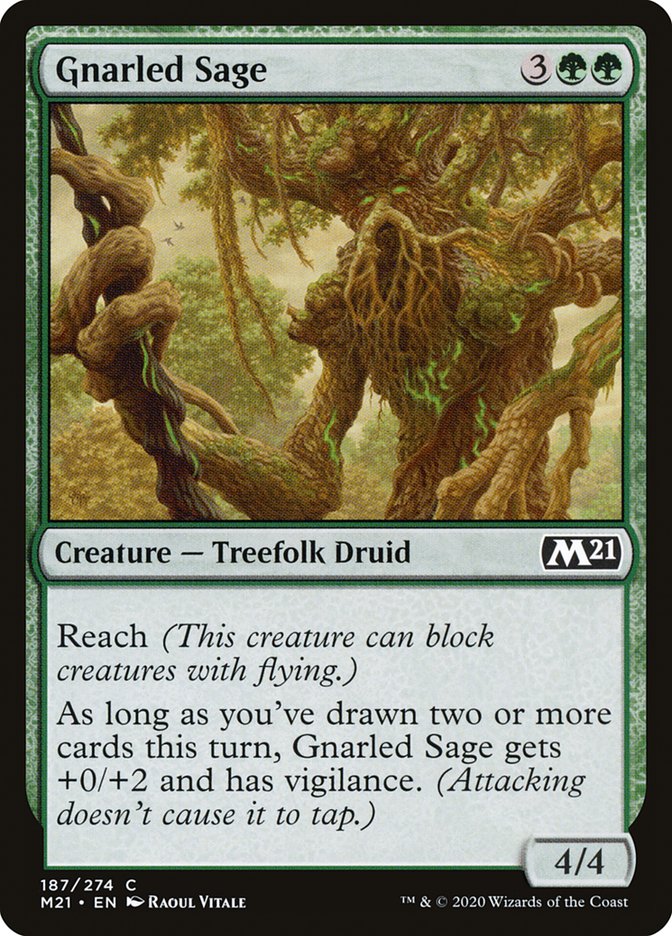 Gnarled Sage [Core Set 2021] | Black Swamp Games
