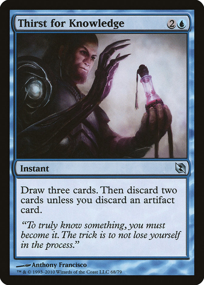 Thirst for Knowledge [Duel Decks: Elspeth vs. Tezzeret] | Black Swamp Games