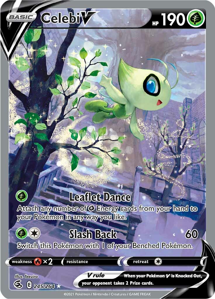 Celebi V (245/264) [Sword & Shield: Fusion Strike] | Black Swamp Games