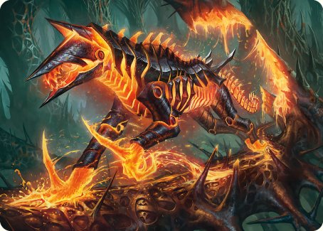 Kuldotha Cackler Art Card [Phyrexia: All Will Be One Art Series] | Black Swamp Games