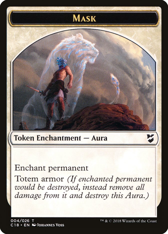 Mask Token [Commander 2018 Tokens] | Black Swamp Games