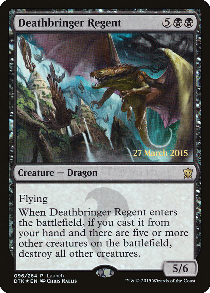 Deathbringer Regent (Launch) [Dragons of Tarkir Prerelease Promos] | Black Swamp Games