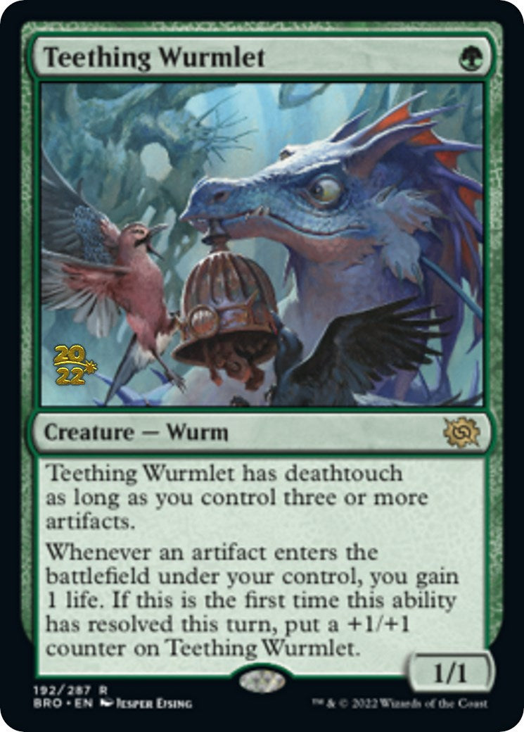 Teething Wurmlet [The Brothers' War Prerelease Promos] | Black Swamp Games