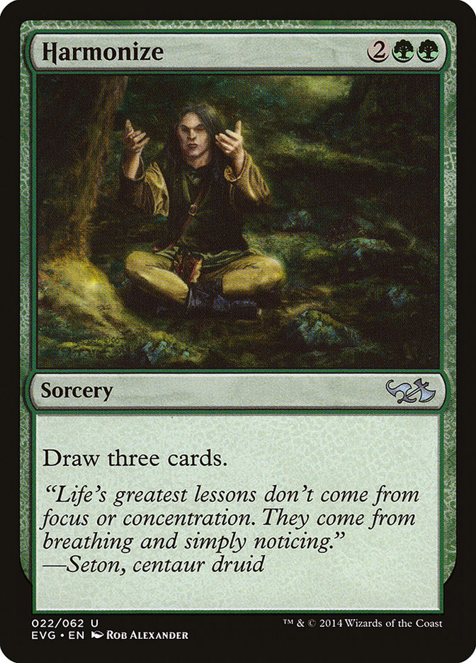 Harmonize (Elves vs. Goblins) [Duel Decks Anthology] | Black Swamp Games