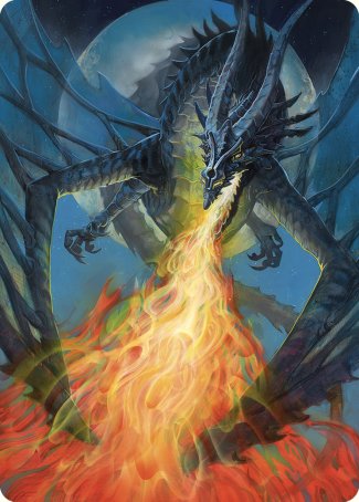 Balefire Dragon Art Card [Commander Masters Art Series] | Black Swamp Games