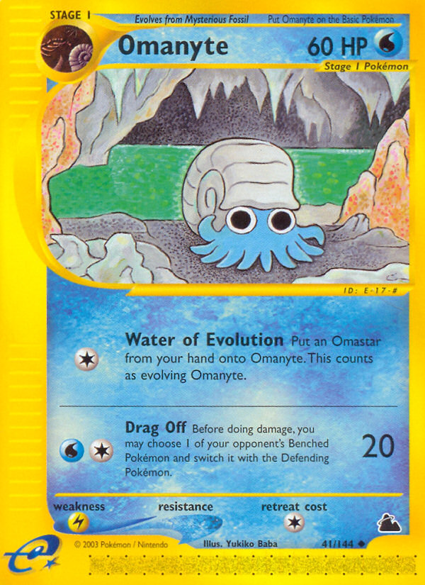 Omanyte (41/144) [Skyridge] | Black Swamp Games