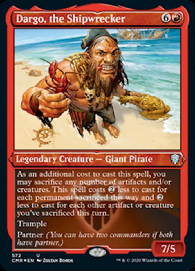 Dargo, the Shipwrecker (Etched) [Commander Legends] | Black Swamp Games