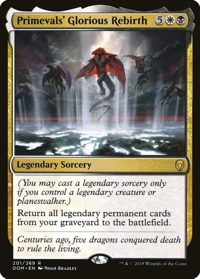Primevals' Glorious Rebirth [Dominaria] | Black Swamp Games