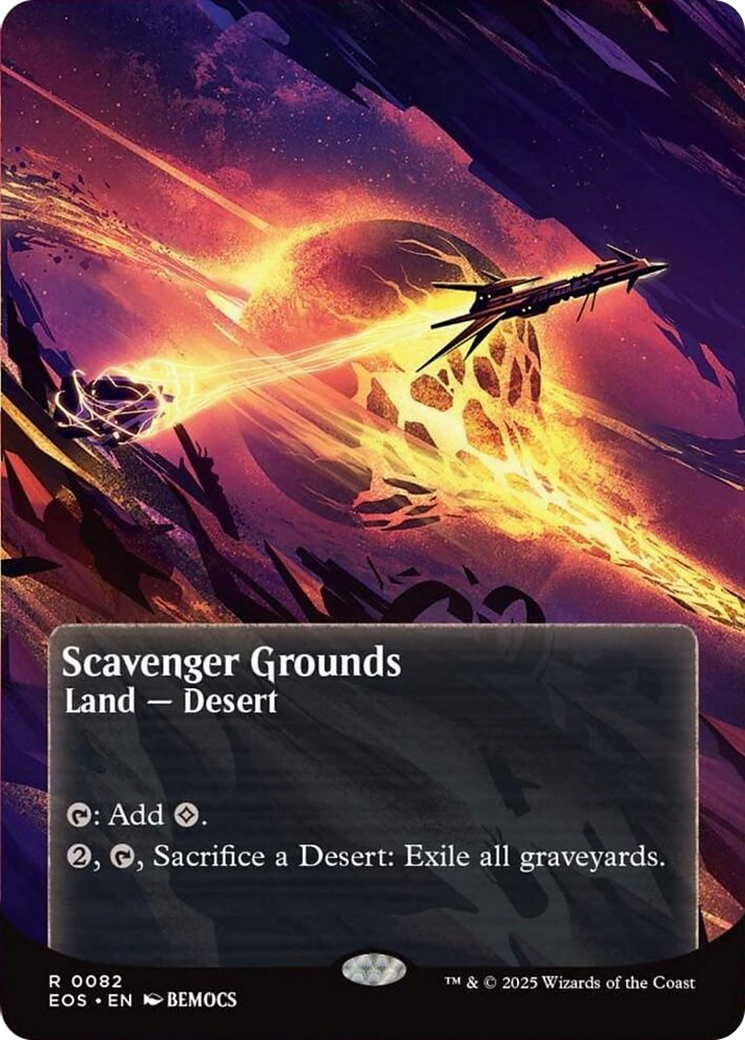 Scavenger Grounds (0082) (Borderless) [Edge of Eternities: Stellar Sights] | Black Swamp Games