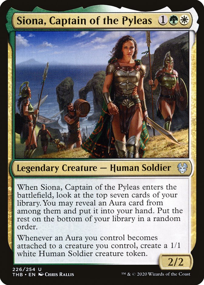 Siona, Captain of the Pyleas [Theros Beyond Death] | Black Swamp Games