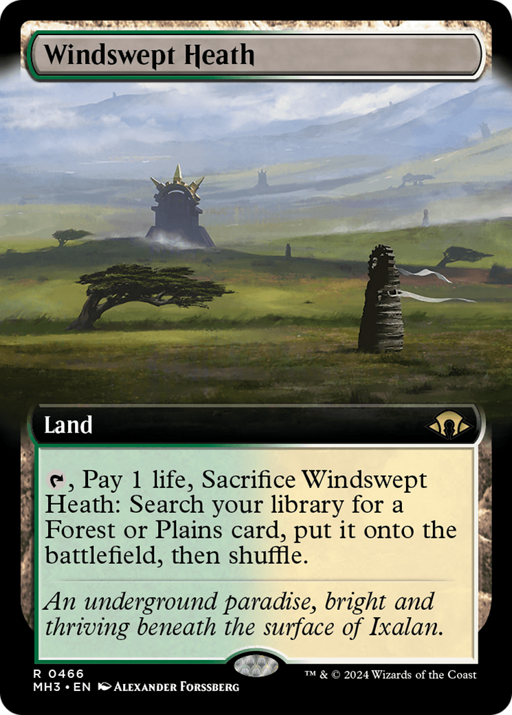 Windswept Heath (Extended Art) [Modern Horizons 3] | Black Swamp Games