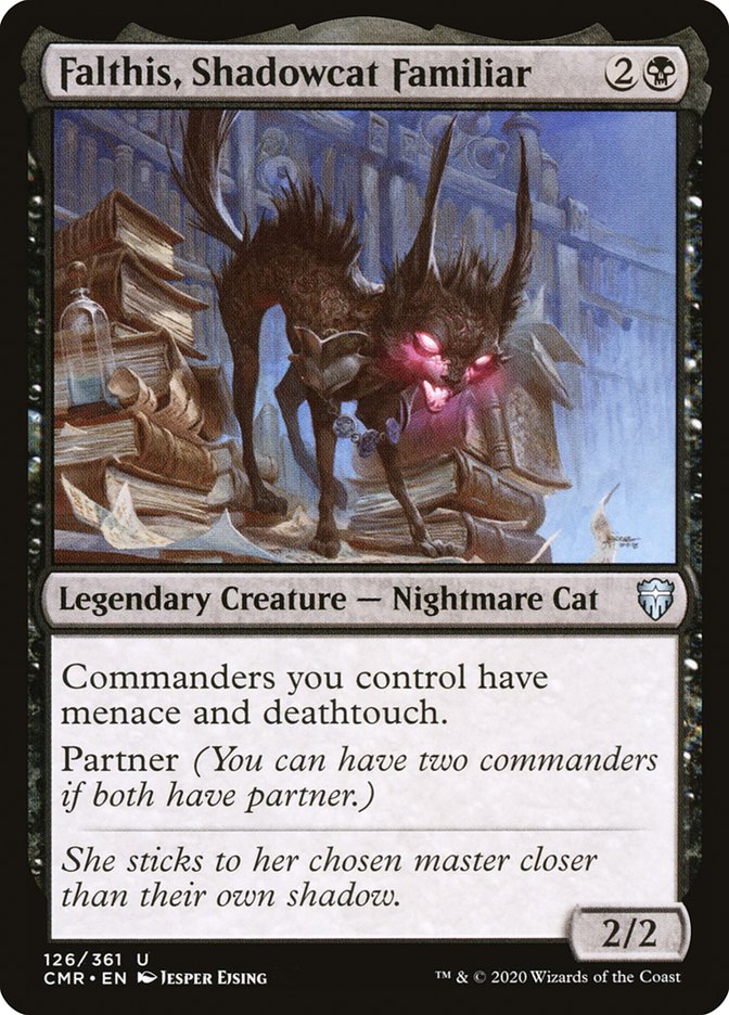 Falthis, Shadowcat Familiar [Commander Legends] | Black Swamp Games