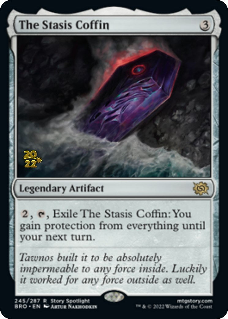 The Stasis Coffin [The Brothers' War Prerelease Promos] | Black Swamp Games