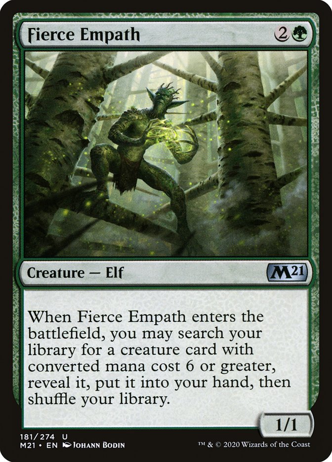 Fierce Empath [Core Set 2021] | Black Swamp Games