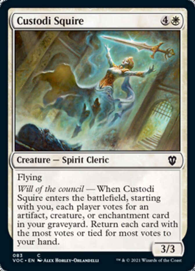 Custodi Squire [Innistrad: Crimson Vow Commander] | Black Swamp Games
