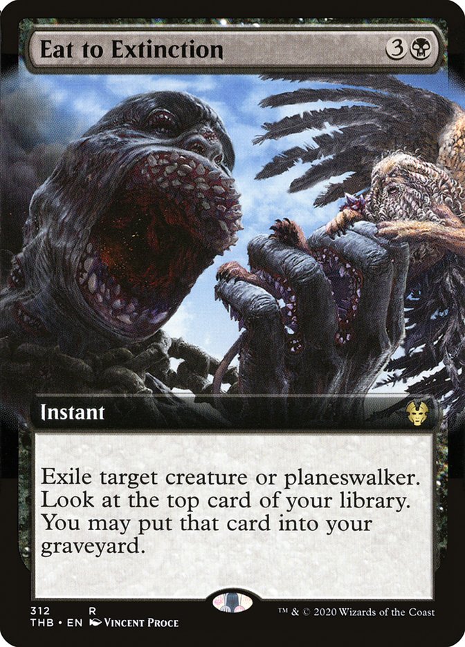 Eat to Extinction (Extended Art) [Theros Beyond Death] | Black Swamp Games