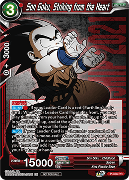 Son Goku, Striking from the Heart (P-328) [Tournament Promotion Cards] | Black Swamp Games