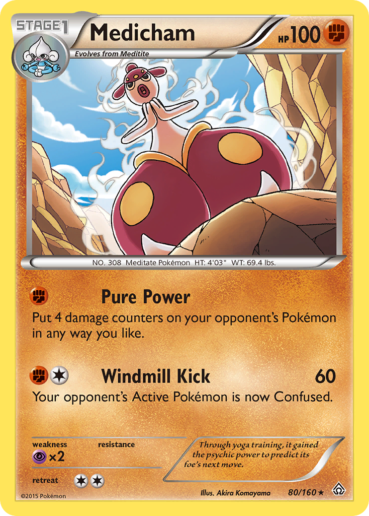 Medicham (80/160) [XY: Primal Clash] | Black Swamp Games