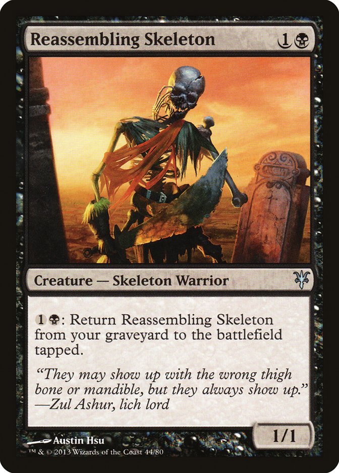 Reassembling Skeleton [Duel Decks: Sorin vs. Tibalt] | Black Swamp Games