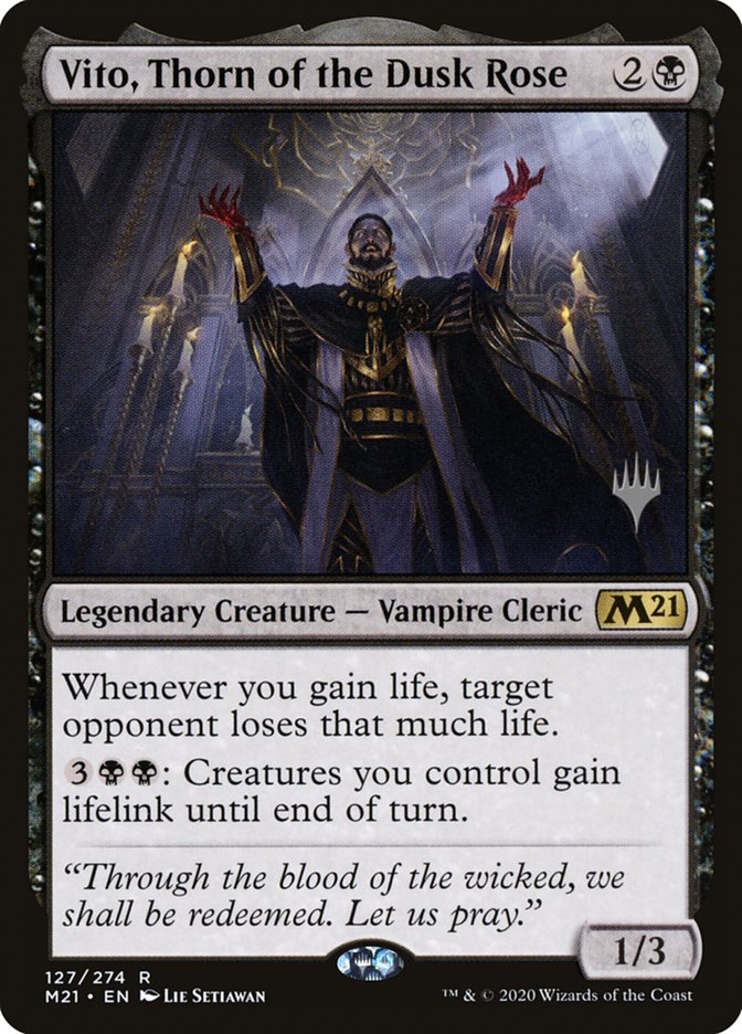 Vito, Thorn of the Dusk Rose (Promo Pack) [Core Set 2021 Promos] | Black Swamp Games