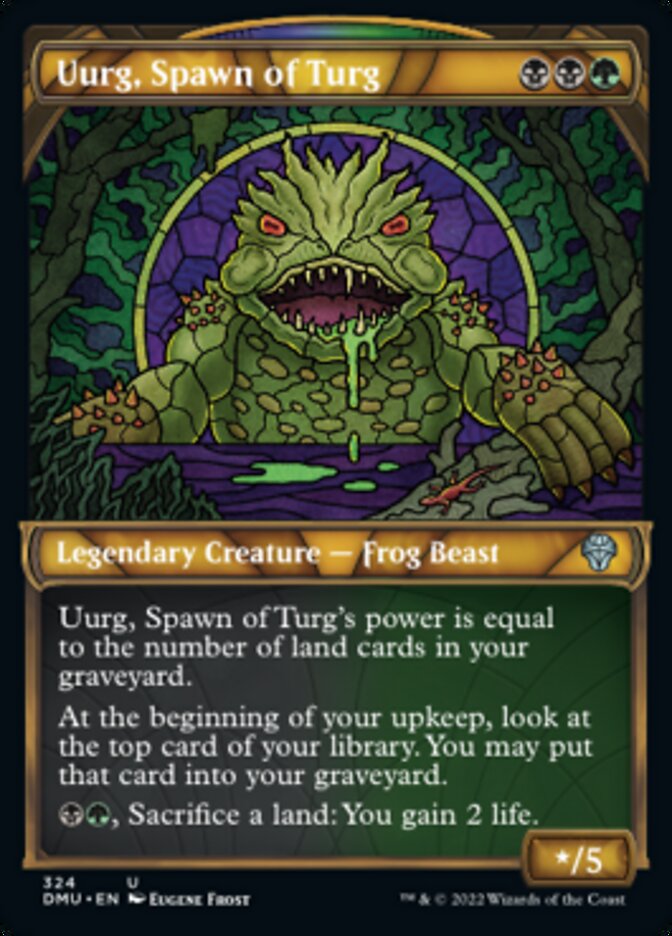 Uurg, Spawn of Turg (Showcase) [Dominaria United] | Black Swamp Games