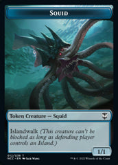 Squid // The Monarch Double-Sided Token [Streets of New Capenna Commander Tokens] | Black Swamp Games