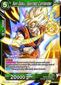 Son Goku, Spirited Contender (Divine Multiverse Draft Tournament) (DB2-065) [Tournament Promotion Cards] | Black Swamp Games