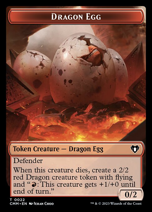 City's Blessing // Dragon Egg Double-Sided Token [Commander Masters Tokens] | Black Swamp Games