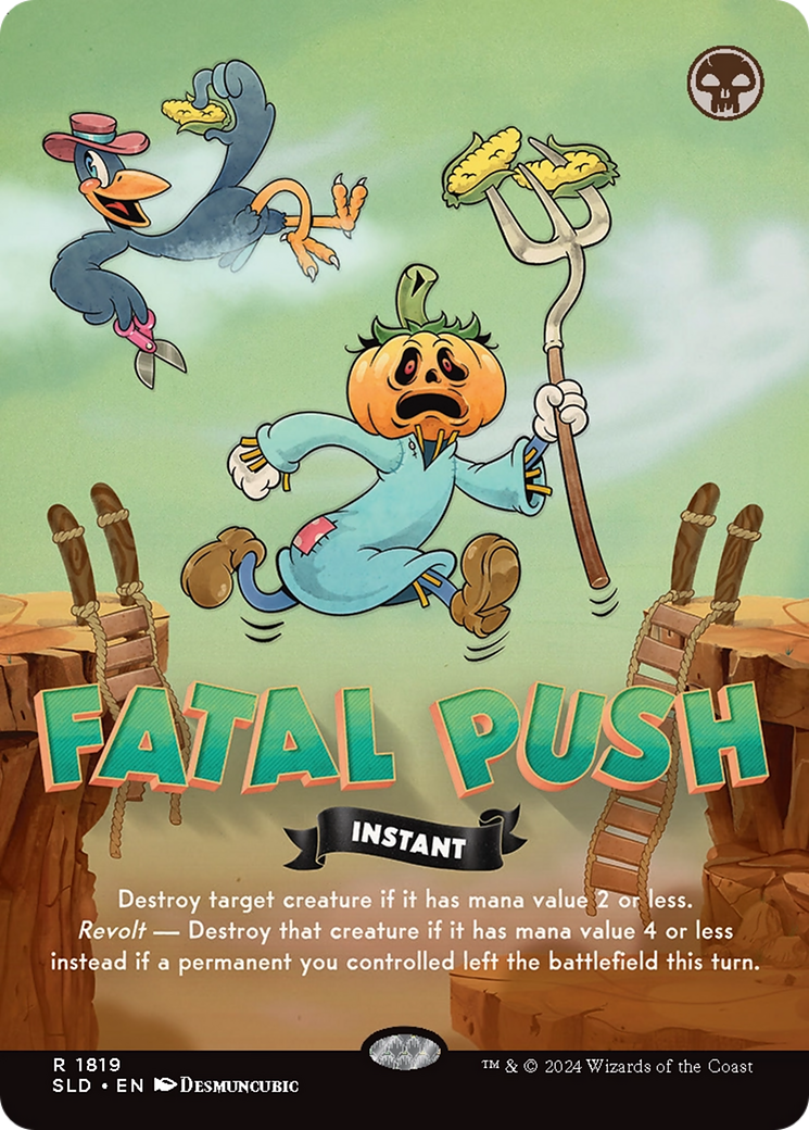 Fatal Push (1819) (Rainbow Foil) [Secret Lair Drop Series] | Black Swamp Games
