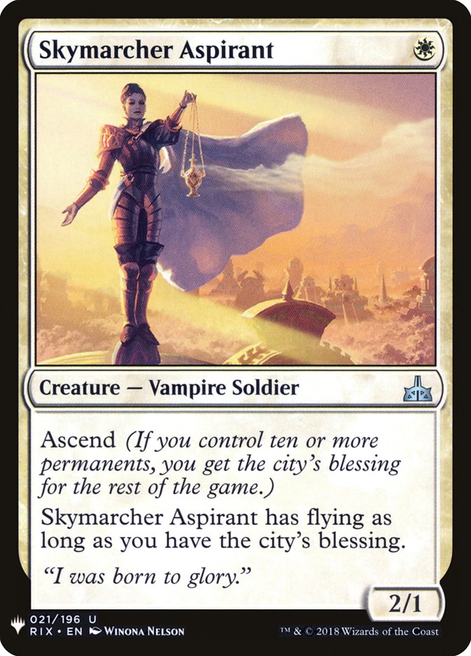 Skymarcher Aspirant [Mystery Booster] | Black Swamp Games