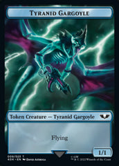 Tyranid (017) // Tyranid Gargoyle Double-Sided Token (Surge Foil) [Warhammer 40,000 Tokens] | Black Swamp Games