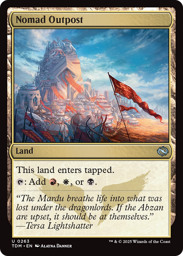 Nomad Outpost [Tarkir: Dragonstorm] | Black Swamp Games